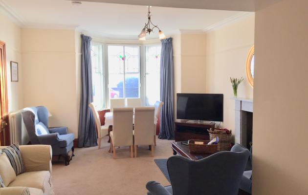 Dining and living area